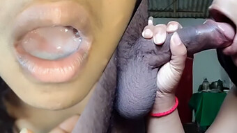 Indian Amateur Blowjob With Big Boobs And Cum In Mouth