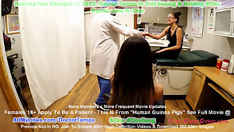 Angel Santana And Aria Nicole'S First Gynecological Exam With Doctor Tampa